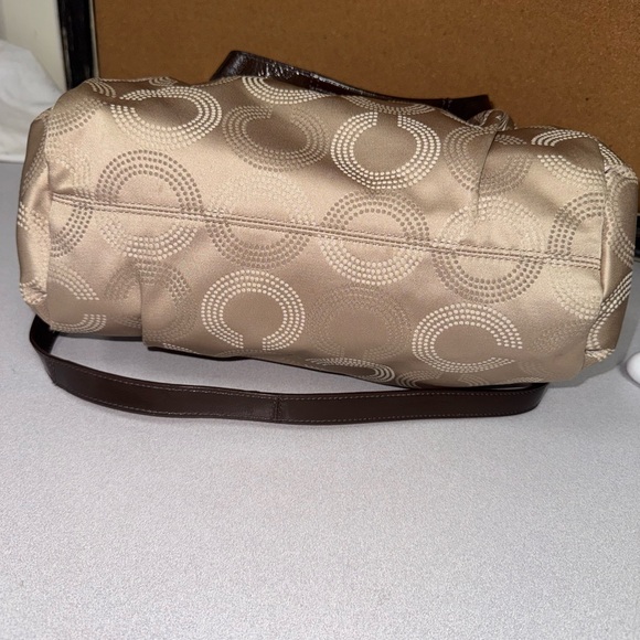 COACH Ashley Dotted Op Art Satchel Bag - Picture 2 of 10